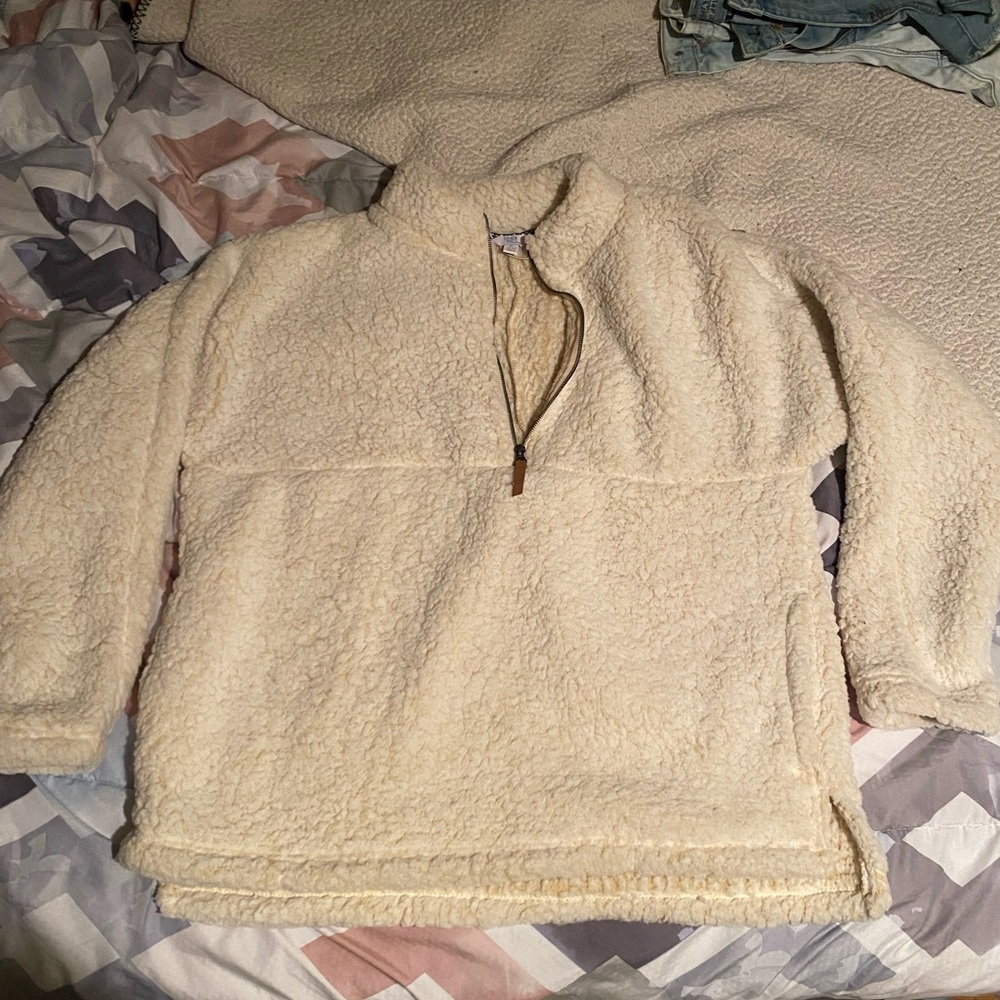 Time and true quarter zip Sherpa